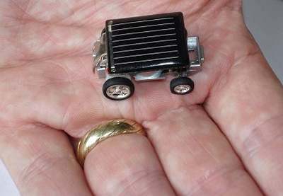 Kleinste auto op zonne energie
